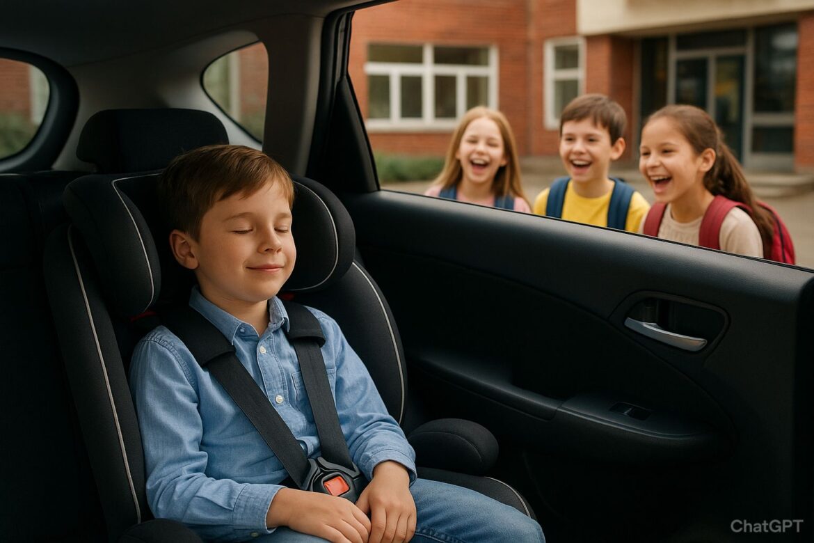 Starsze dziecko w foteliku – nie to nie wstyd!