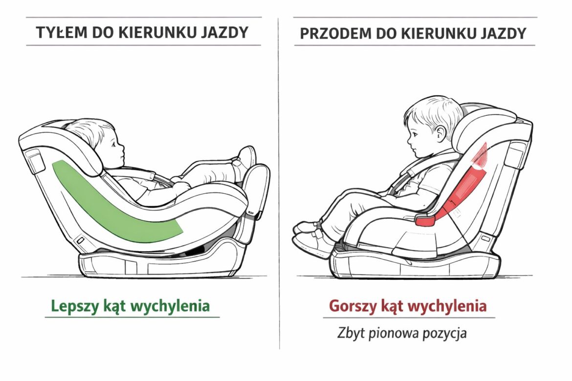 FOTELIK RWF vs FWF – wygoda jest po stronie RWF